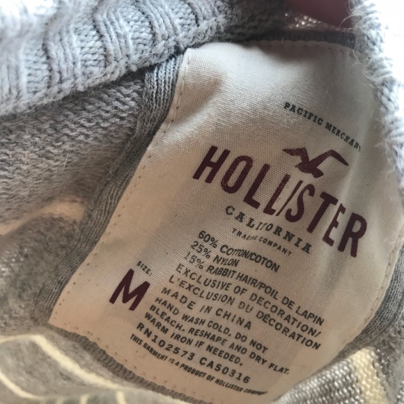 Striped hollister button up cardigan - Picture 3 of 4